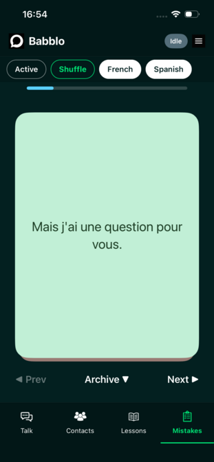 Click to expand Babblo mistake analysis